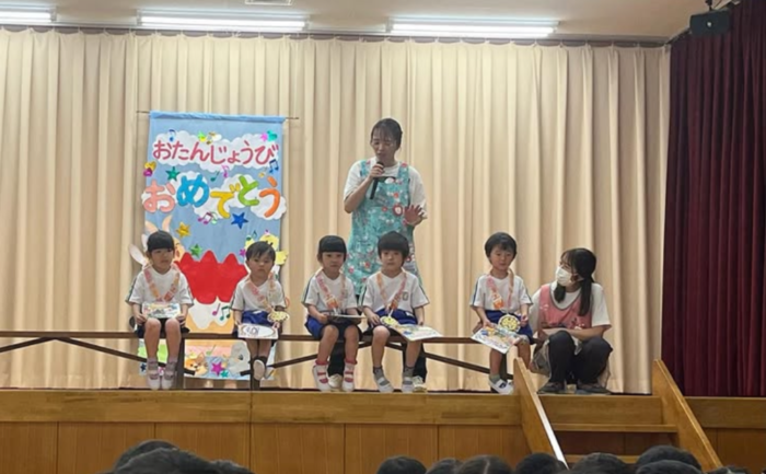 【全学年】５月のお誕生会