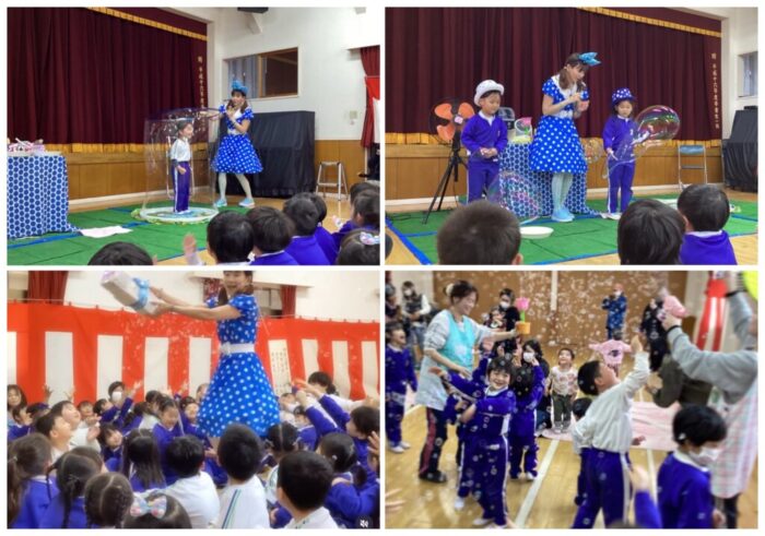 【全学年】観劇会に「バブリン先生」がやってきました♪